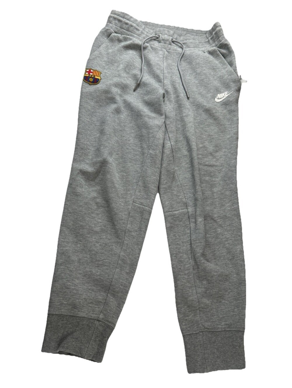 Nike Barcelona Womens Jogging Pants Small Joggers Running Grey Soccer